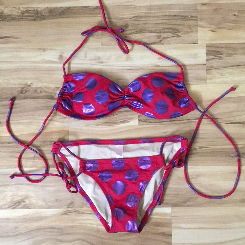 Victoria’s Secret Polka Dot String Bikini XS